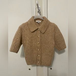 COS short sleeve sweater cardigan jacket
